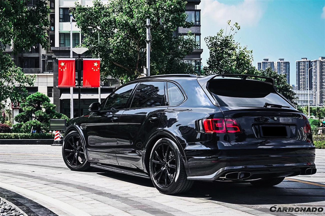 2016 - 2019 Bentley Bentayga OD Style Carbon Fiber Rear Lip